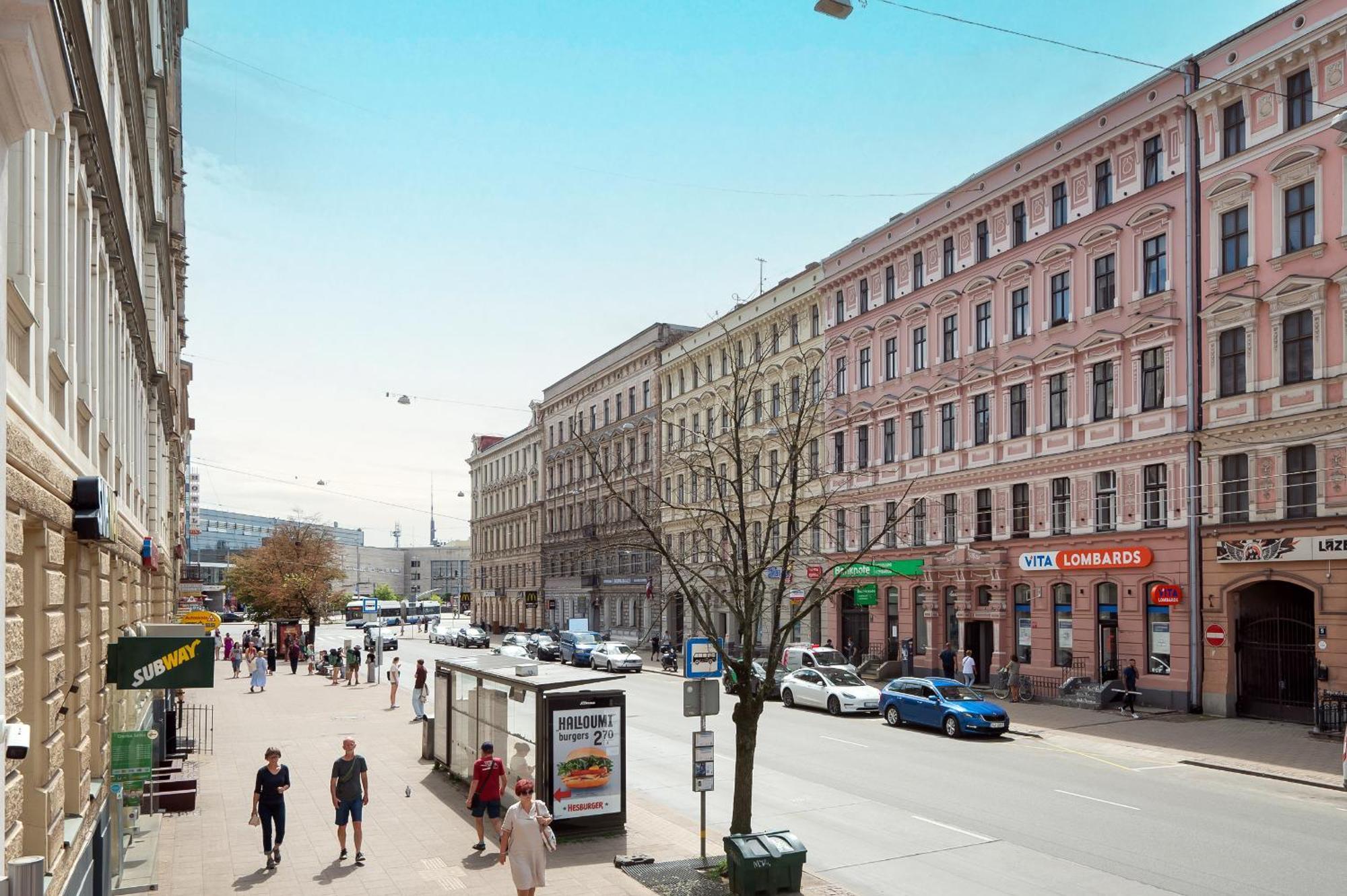 Fantastic Studio Apartment In The Heart Of Riga Kültér fotó